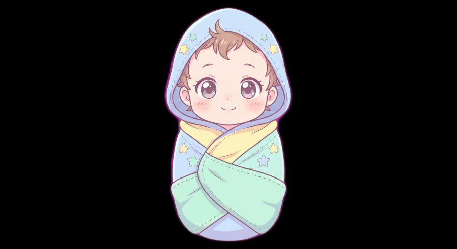 Bebe en Basage character illustration